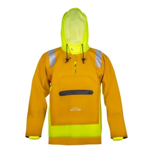 Vareuse cirée double enduction marin pêcheur avec poche ventrale {modèle 3011}