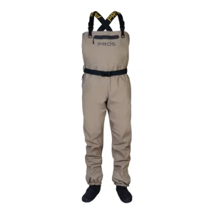 Waders de pêche respirant avec chaussons néoprène {modèle SB04/NEO}