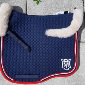 Tapis Mattes Eurofit - Marine bord rouge