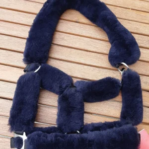 Licol avec set mouton Mattes- Marine