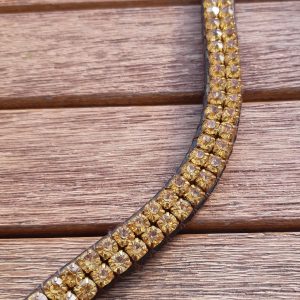 Frontal cristaux dorés