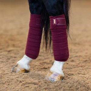 Bandes de polo New Maroon - Equestrian Stockholm
