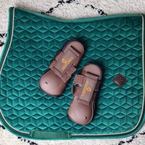 Tapis MIXTE Velvet et guêtres Air Kentucky - Sapin/Marron