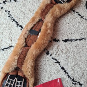 Sangle demi-lune nougat mouton miel - MATTES