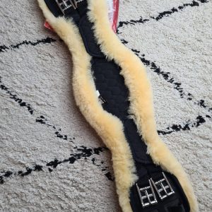 Sangle anatomique noir mouton naturel - MATTES