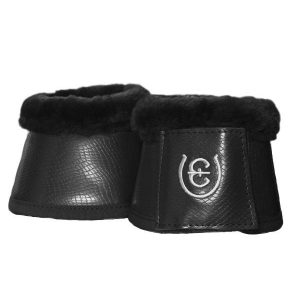 Cloches avec faux mouton Equestrian Stockholm - Black Edition