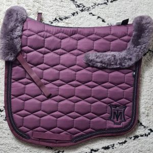 Tapis Mattes Eurofit - Prune satiné bord prune