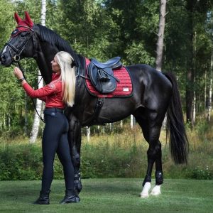 Tapis de selle Rouge - Chili Pepper - Equito