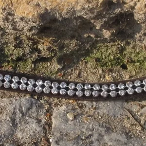 Frontal fleur strass