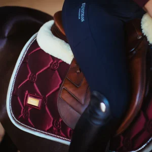 Tapis de selle Crystal Merlot Gold - Equestrian Stockholm