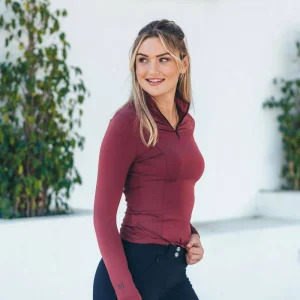 UV PROTECTION Top Bordeaux - Equestrian Stockholm