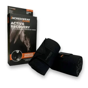 Bandes de travail circulation NOIR - Incrediwear Equine