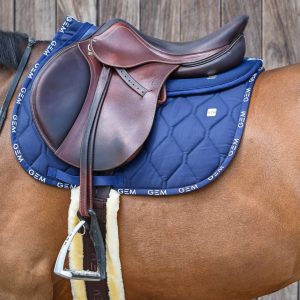 Tapis de selle LOVE MIXTE Marine - GEM
