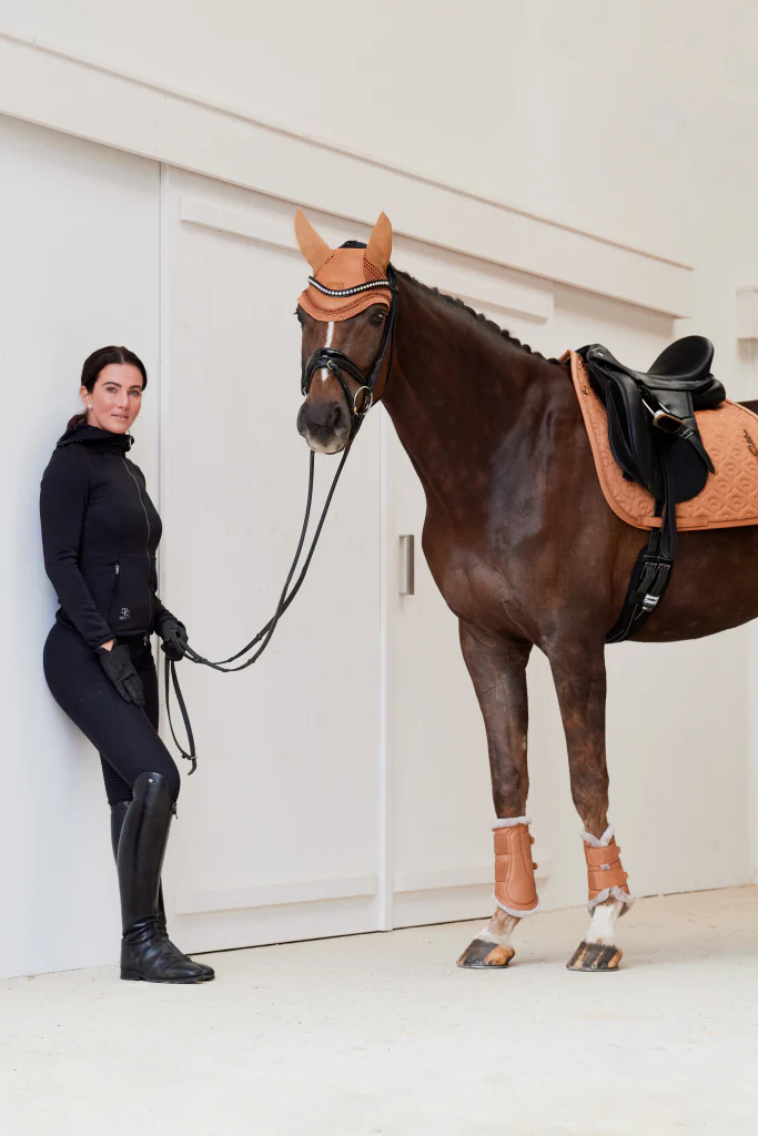 Guêtres dressage FAUX LEATHER FF Platinum 2023 - Eskadron – Image 6