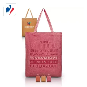 Sac shopping recyclé Made in France