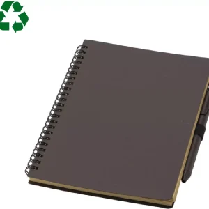 Carnet à spirale en fibre de café