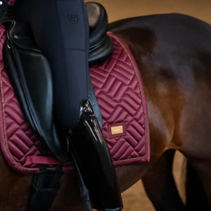 Tapis de selle Modern New Maroon - Equestrian Stockholm