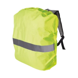 Housse de protection pour sac à dos en polyester avec bandes réfléchissantes