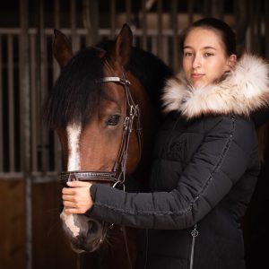 Blouson Louxy noir - Penelope Collection