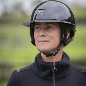 Casque visière large brillant - Penelope Collection