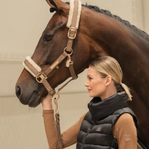 Licol doublé mouton FAUX LEATHER DOUBLE PIN FF Heritage 2024 - Eskadron