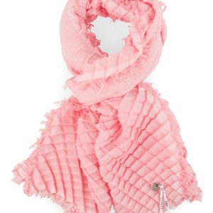 Echarpe gaufrée unie