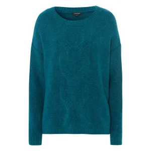 Pull Col Rond Torsade Manches Longues