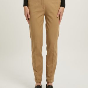 Pantalon Sept-huitième Taille Moyenne Deux Poches Françaises