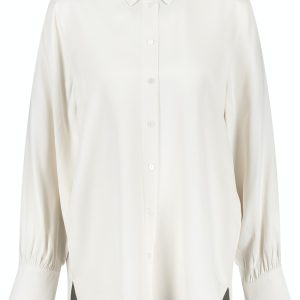 Chemise Manches Longues Poignées Mousquetaires  Unie