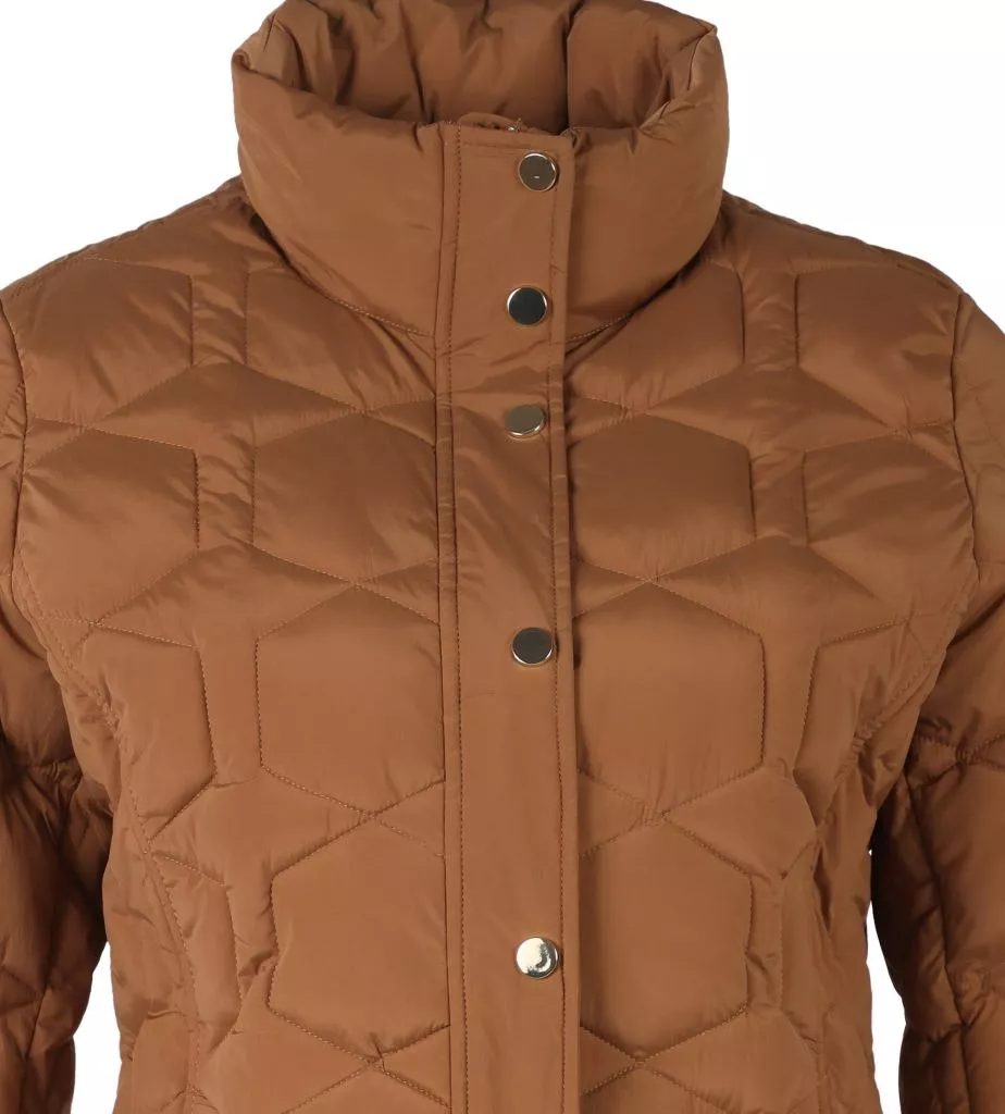 Veste Courte Manches Longues Pressions Deux Poches Matelassée – Image 3