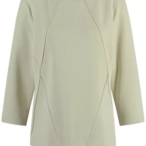 Sweat Col Rond Manches Longues Ganses Uni