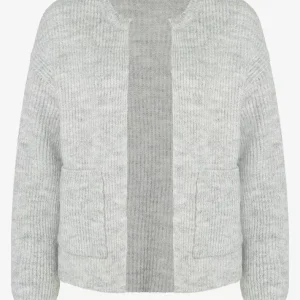 Gilet Manches Longues Bord A Bord Deux Poches Uni