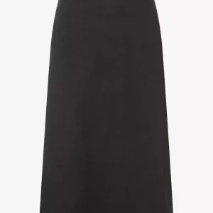 Jupe Midi Taille Moyenne élastique évasée Unie