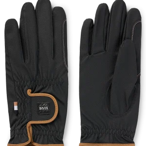 Gants d'équitation Hybrid Noir - Boss Equestrian