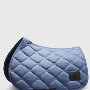 Tapis de selle Bleu Solid Blue Horizon Mixte - Boss Equestrian
