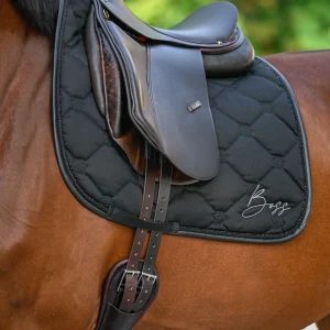 Tapis de selle Glitter Noir Dressage - Boss Equestrian