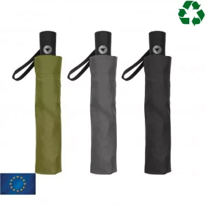 Parapluie pliable 100% recyclé en polyester made in Europe