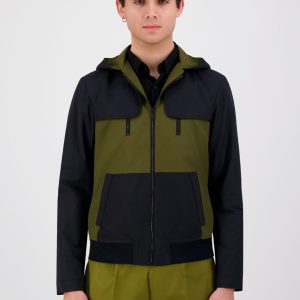 BLOUSON ALEXANDRE KAKI NOIR