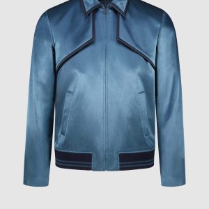 BLOUSON BOMBERS BLEU