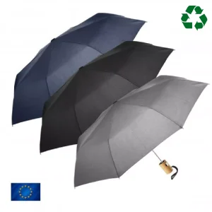 Parapluie pliable 100% recyclé PET made in Europe