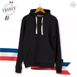Sweat à capuche made in France 80% coton