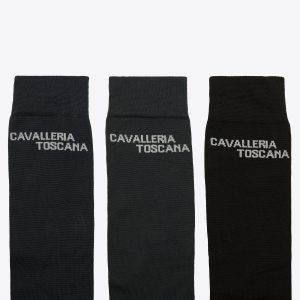 Pack 3 paires de chaussettes noir - CAVALLERIA TOSCANA