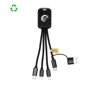 Câble recyclé charge rapide personnalisable
