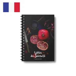 Carnet à spirale couverture rigide Made in France personnalisable