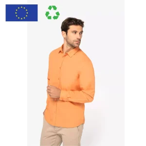 Chemise manches longues Made in Europe & Écoresponsable