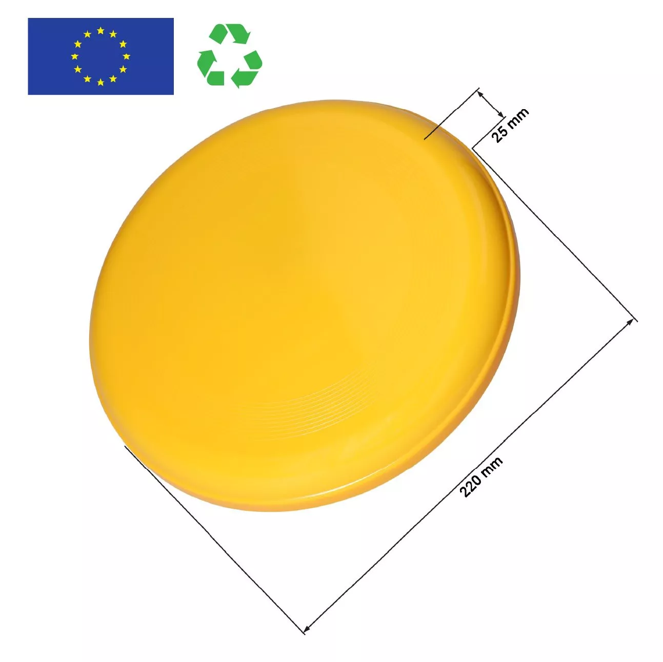 Frisbee PP recyclable personnalisable Made in Europe – Image 3
