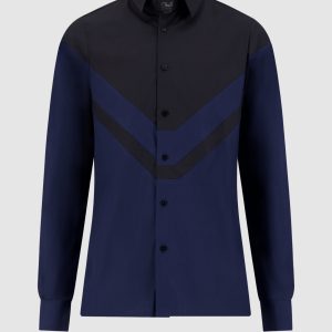 Chemise grands chevrons