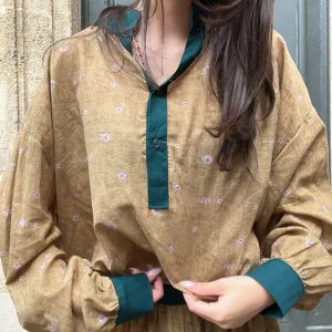 BLOUSE FLEUR ROSE JOHANNA