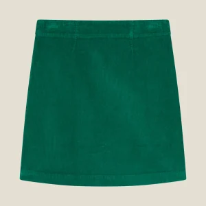 JUPE JESFU UNI VERT
