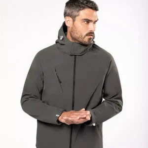 Veste softshell capuche amovible